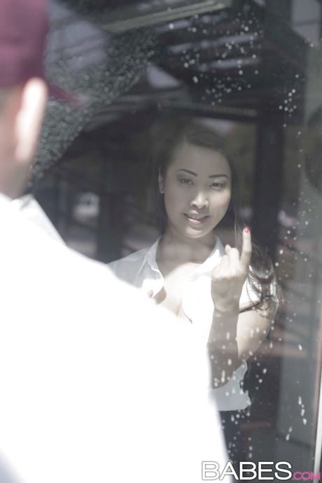 Deluxe asian Sharon Lee fucked hard after sucking big dick in office